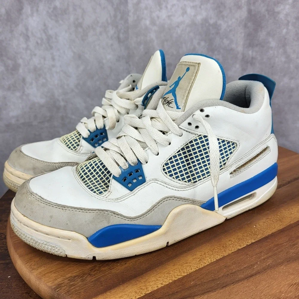 Jordan 4 Retro‎ Sneakers Mens 8.5 Military Blue 2012 Shoes
